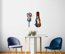 "A Heron Ascending Diptych" by Lara Ralston, Mixed Media