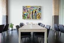 "Cosmic Confusion " by Leroi Johnson, Acrylic on Canvas