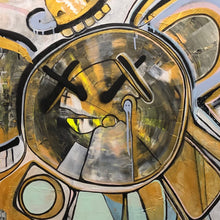 “Get ready to Party!!!! With the Archangel of partying, Partayrael” by Liz Naomi, Mixed Media on Canvas