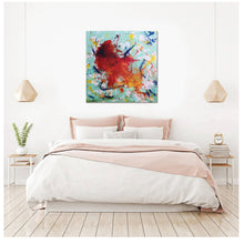 "Fire" by Lucia Sapucahy, Acrylic on Canvas