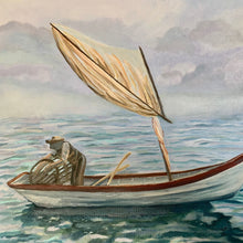 "The Fisherman" by Julie Mantis, Oil on Canvas
