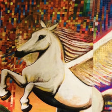 "Pegasus" by Anna P. Sutton, Oil on Canvas