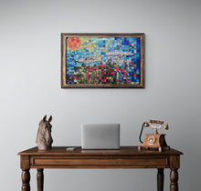 "El Toro/ Great Park Still Life" by Anna P. Sutton, Mixed Media on Wood Panel