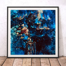 "Wander" by Mahta Haghighat, Acrylic painting Print