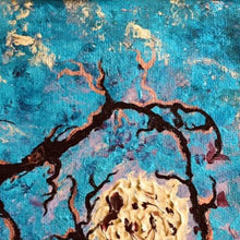 "Moonlight Delusions" by Mahta Haghighat, Acrylic painting Print