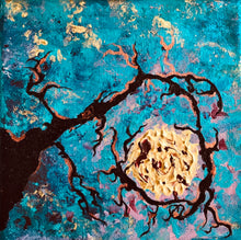 "Moonlight Delusions" by Mahta Haghighat, Acrylic painting Print