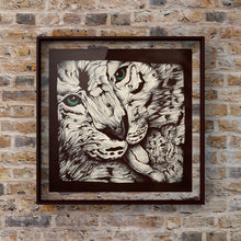 "Mother" by Mahta Haghighat, Acrylic painting Print
