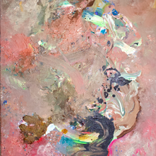 "Unconscious expression II" by Mateo Villacís Morales, Acrylic and Watercolor on Canvas