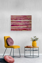 "Rose Gold" by May Attar, Mixed Media on Canvas