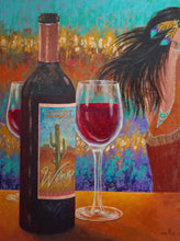 "Saguaro Native" by Jane Mick, Mixed Media Textured on Canvas