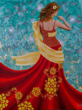 "Vogue" by Jane Mick, Mixed Media on Textured Canvas