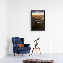 "Sunset from an Airplane" by Karen Sarrow, Oils on Canvas