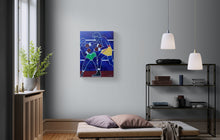 "This Fight is for More Than a Wads of Cash for Lenny and Joe" by Joselyn Miller, Acrylic on Canvas