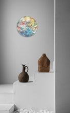 "LIFE LVIII (58) - Sea Clock" by Minako Yamano Zienowicz, Mixed media on Wood Panel