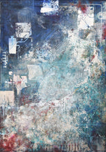 "LIFE LV (50)" by Minako Yamano Zienowicz, Mixed media on Wood Panel