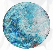 "LIFE XXXIX (39)" by Minako Yamano Zienowicz, Mixed media on Wood Panel