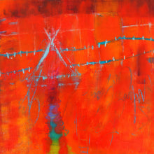 "When Will We Again See the Morning of the World?" by Mira M. White, Mixed Media on Canvas