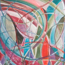 "Flame Pond" by Susan Moss, Oil on Paper