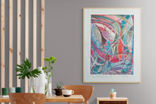"Flame Pond" by Susan Moss, Oil on Paper