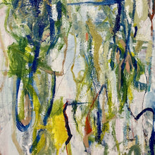"Meadow" by Nancy Belle, Mixed Media and Collage on Canvas