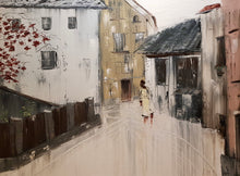 "Around the Corner" by Olga Lavrova, Oil on Canvas