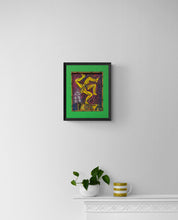 "Marchar Eterno" by Oscar Martínez, Acrylic on Fine Art Paper