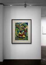 "El Viajero" by Oscar Martínez, Acrylic on Fine Art Paper