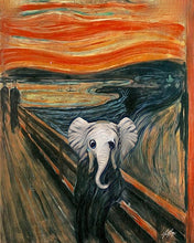 "Scream" by Jennifer Page, Digital Painting on Canvas