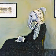 "Whistlers Mother" by Jennifer Page, Digital Painting on Canvas