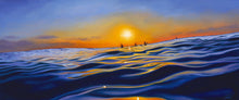 "Sunset Surf" by Grant Pecoff, Giclee on Canvas