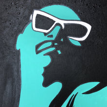 "Stevie Wonder 1969 Black Woodstock" by Peggy Angelique IriARTe, Acrylic on Panel