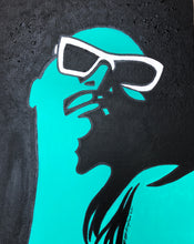 "Stevie Wonder 1969 Black Woodstock" by Peggy Angelique IriARTe, Acrylic on Panel