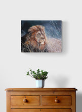 "Majestic King of the Jungle" by Peggy Bosh, Oils on Canvas