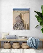 “Beach Shadows” by ﻿Bonnie Perlin, Oil on Canvas