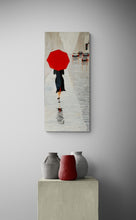 “City Walk” by ﻿Bonnie Perlin, Acrylic and Resin on Canvas