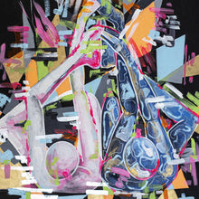 "Connected in the Matrix" by Pola Rubis, Acrylic on Canvas