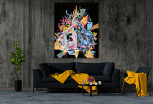 "Connected in the Matrix" by Pola Rubis, Acrylic on Canvas