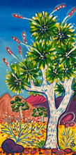 "Joshua Tree Blooms" Diptych by Rachel Houseman, Acrylic on Canvas