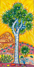 "Joshua Tree Blooms" Diptych by Rachel Houseman, Acrylic on Canvas
