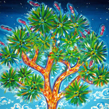 "Joshua Tree in the Clouds" by Rachel Houseman, Acrylic on Canvas