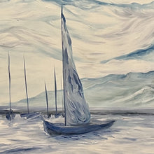 "Geneva Waters" by Andrea Vardanian-Reish, Oils on Canvas