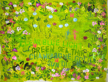 "Garden of Eden" by Barbara Romain, Acrylic on Canvas