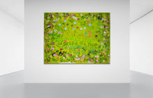 "Garden of Eden" by Barbara Romain, Acrylic on Canvas