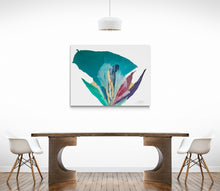 "Turquoise Rio De Colores' #8" by Robert Schoenfeld, Acrylic on Canvas
