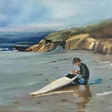 "Beach Kid" by Rosana Ward, Oil on Canvas