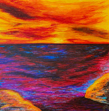 ”Fire & Ice” by R3 Ink on Canvas