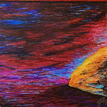 ”Fire & Ice” by R3 Ink on Canvas