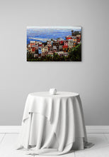 "Over in Vernazza title" by Sandra Bryant, Glass Mosaic