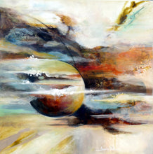 "Timely Connection" by Sandy Clark, Acrylic on Canvas