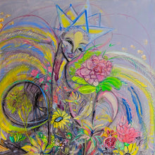 "Persephone Leaves The Underworld" by Elisa Rossi,  Oil on Canvas